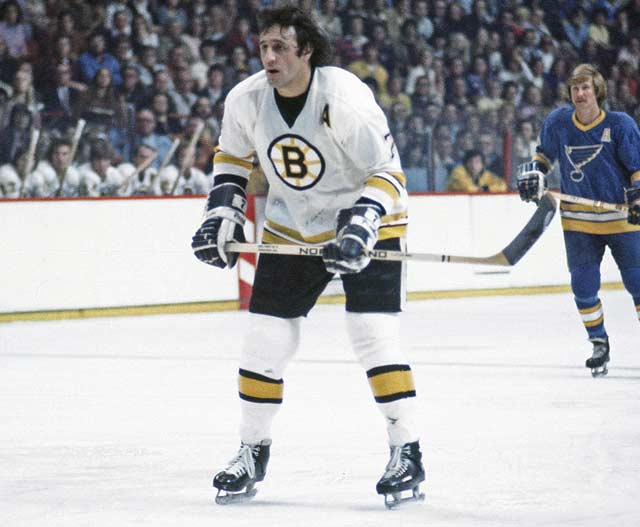 1974 Boston's Phil Esposito scored twice to become the second player in franchise history to score 400 goals as a member of the Bruins. The milestone goals (along with an assist) came in an 8-2 win against the visiting Kansas City Scouts. 