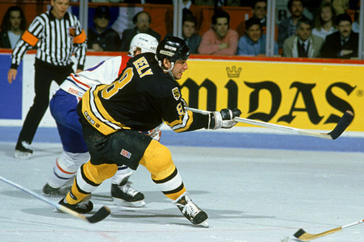 1993 Boston's Cam Neely scored his 9th career hat trick, to give him 300 goals in his NHL career. He also became the 9th player to score 250 goals as a member of the Bruins. His milestone came in a 6-3 win over the visiting Calgary Flames. 